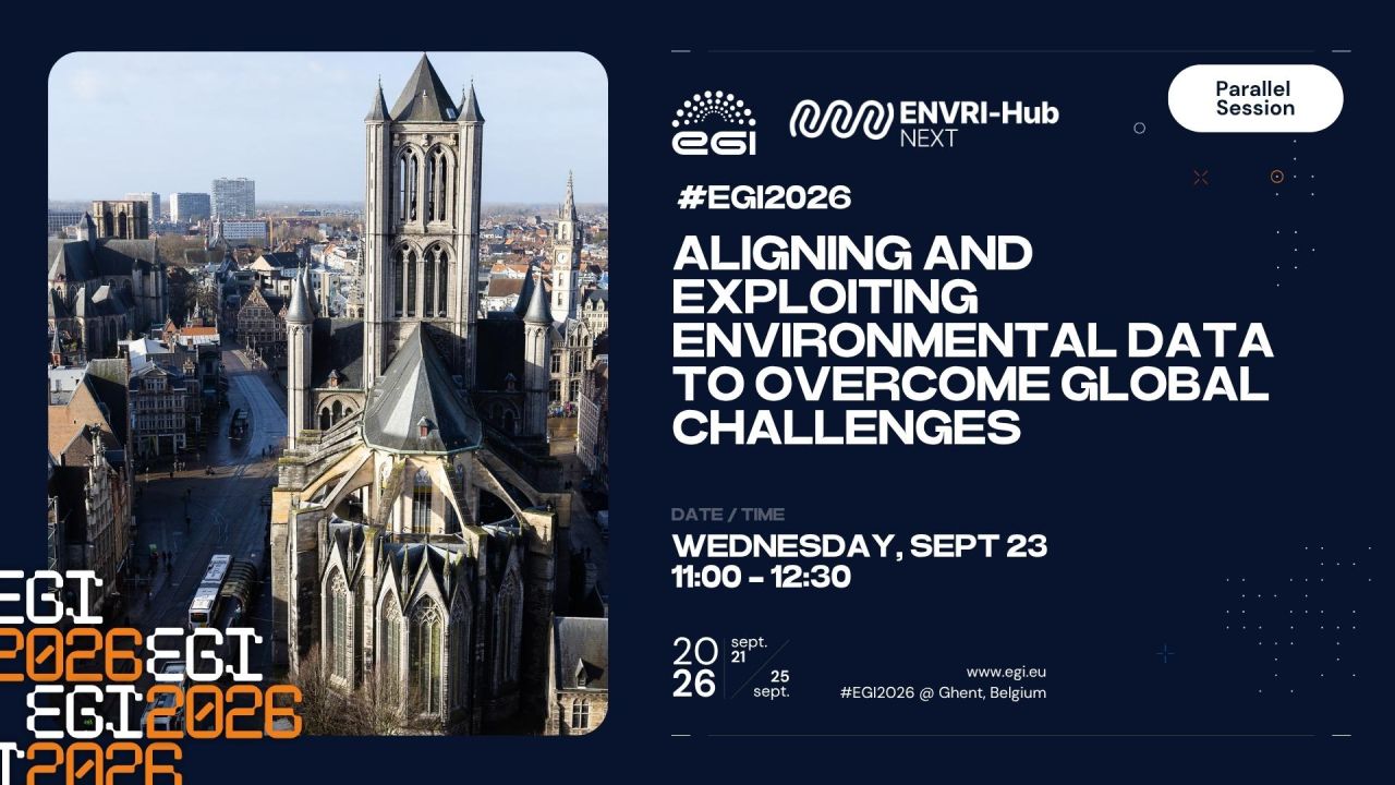 ENVRI Hub Next at EGI 2026 - BANNER
