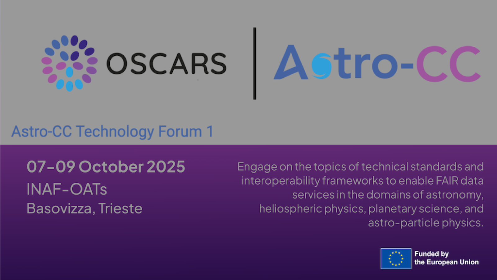 Astro-CC Technology Forum 1 banner