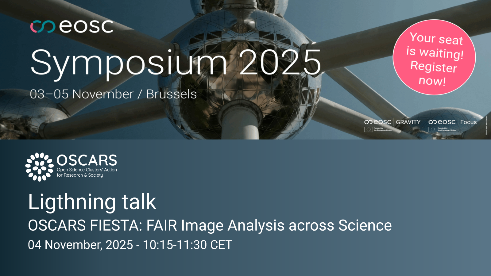 FIESTA project at EOSC Symposium 2025 - BANNER