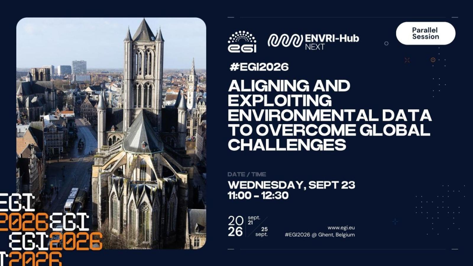 ENVRI Hub Next at EGI 2026 - BANNER