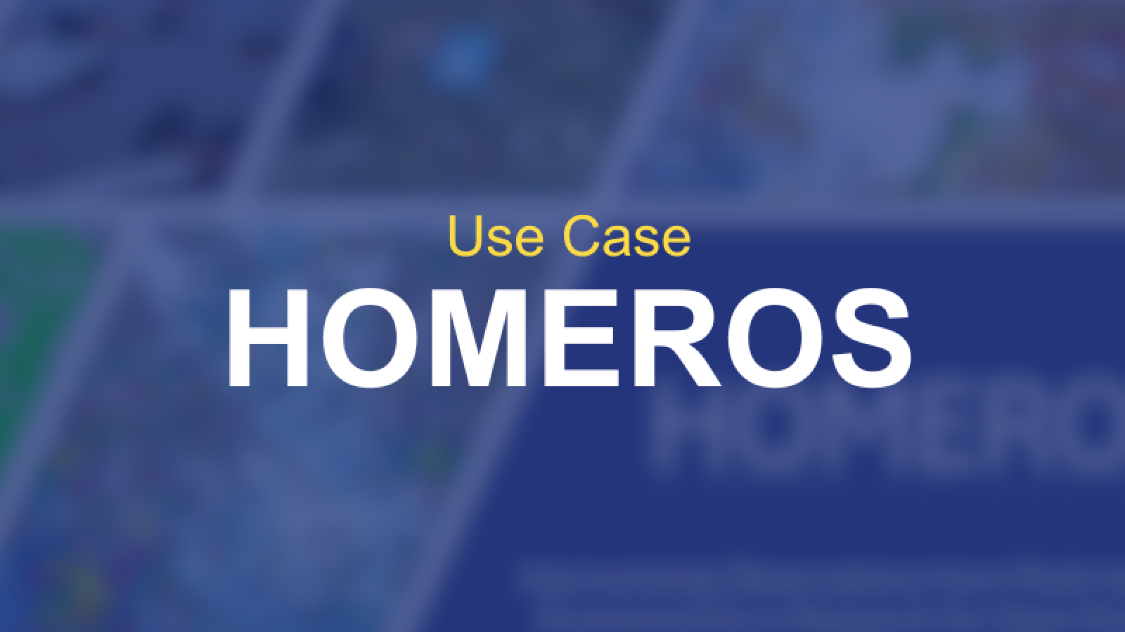 HOMEROS Use Case - EU Node