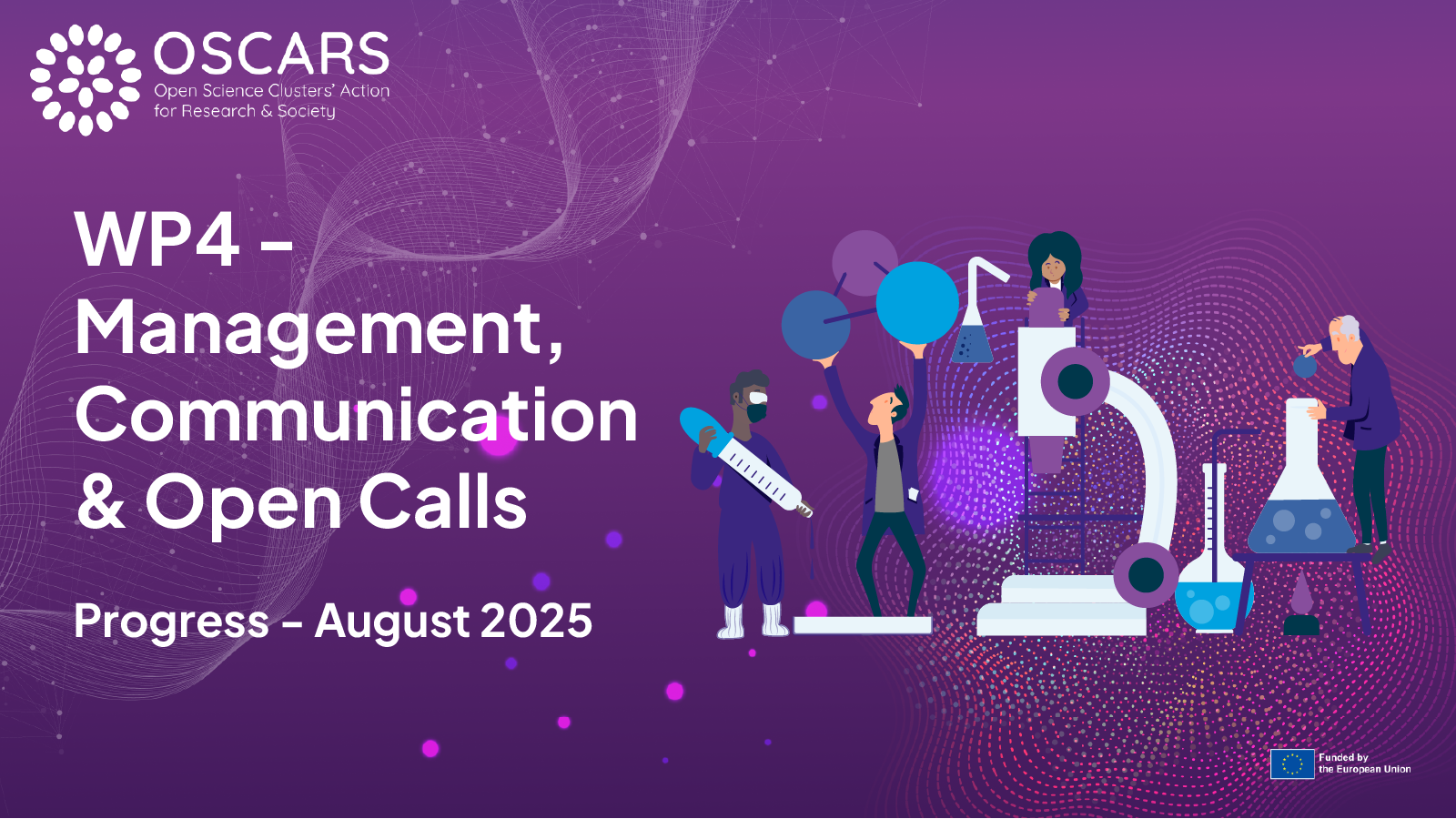 OSCARS WP4 progress - August 2025 - banner